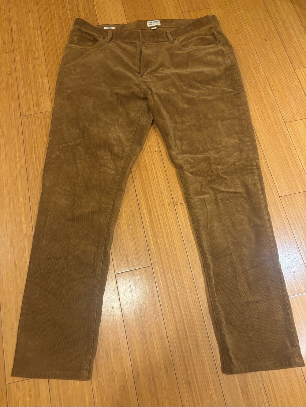 Todd Snyder Men's Corduroy slim fit Pants in Brown
